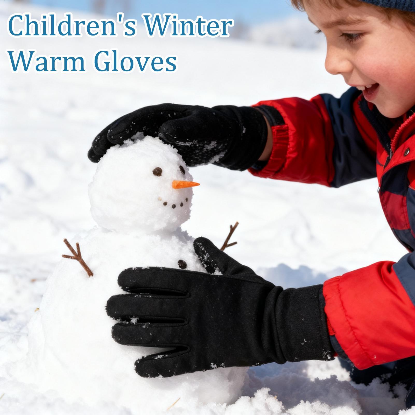 Winter Glove Insulated - قفازات الشتاء للأطفال قفازات معزولة تعمل