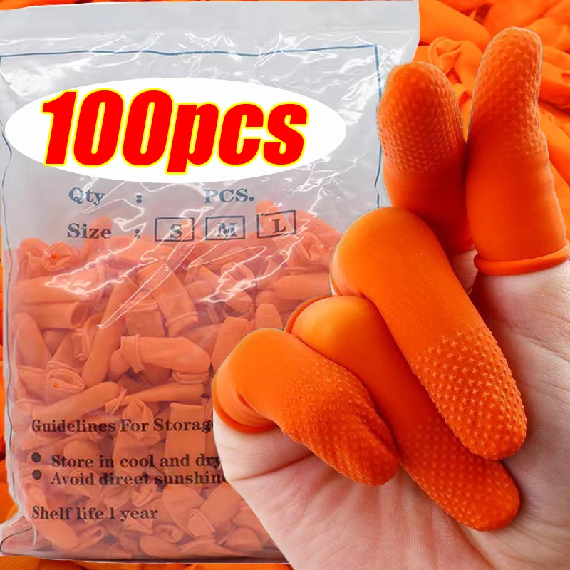 Rubber Glove Cleaning - S/M/L غطاء الاصبع القابل للتصرف مكافحة