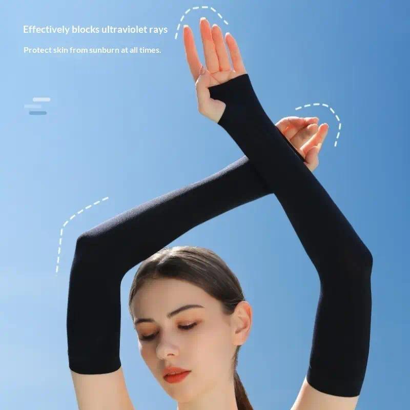 Fingerless Glove Knit - 3 أزواج من أكمام اليد المبردة