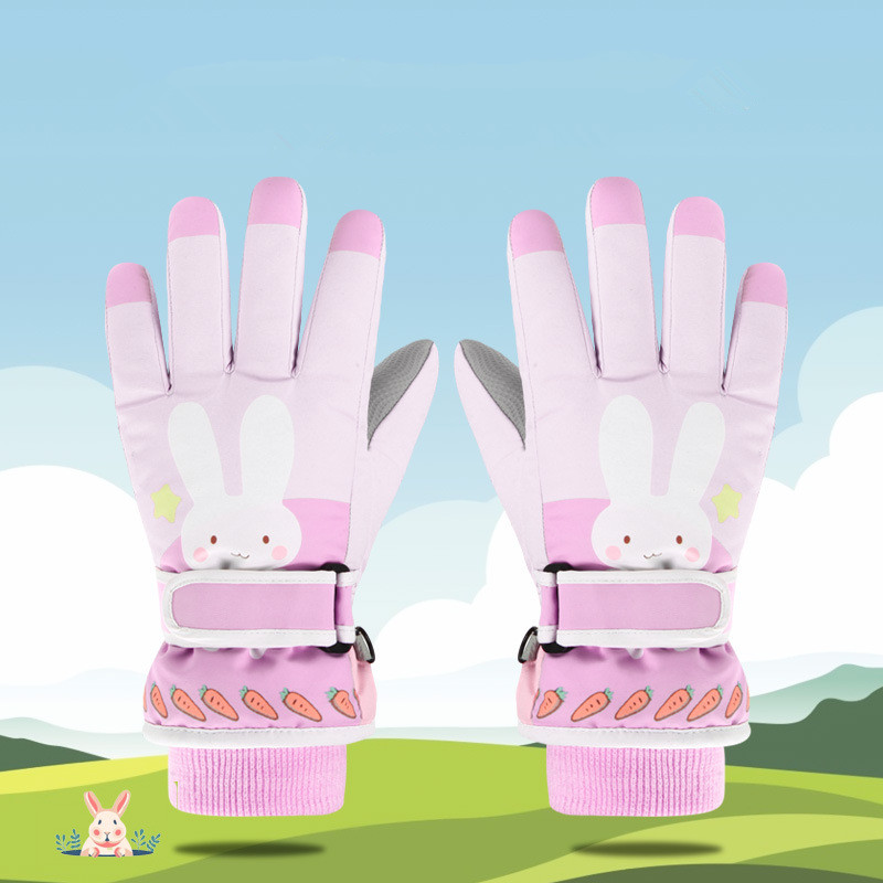 Winter Glove Insulated - قفازات التزلج على الجليد الشتوية للأطفال،