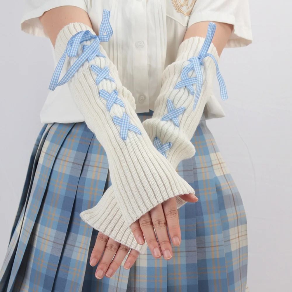 أكمام محبوكة عصرية للنساء لفصل - مراجعة Fingerless Glove Knit وسعره