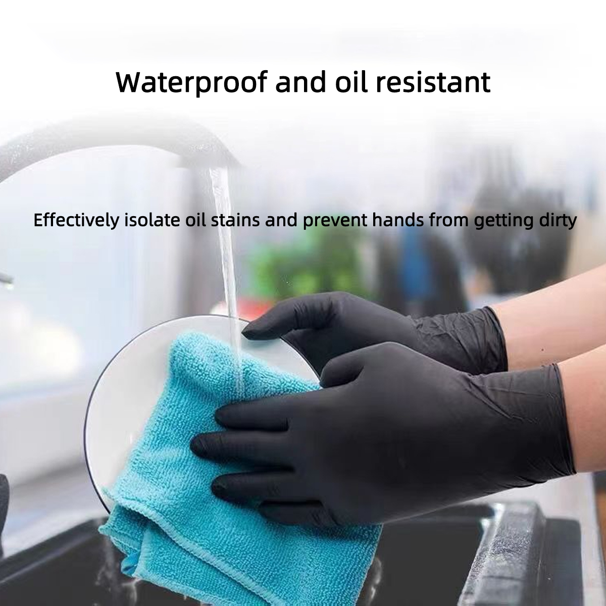20/50/100 قطعة قفازات فينيل سو - مراجعة Rubber Glove Cleaning وسعره