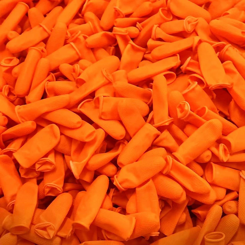 S/M/L غطاء الاصبع القابل للتصر - مراجعة Rubber Glove Cleaning وسعره