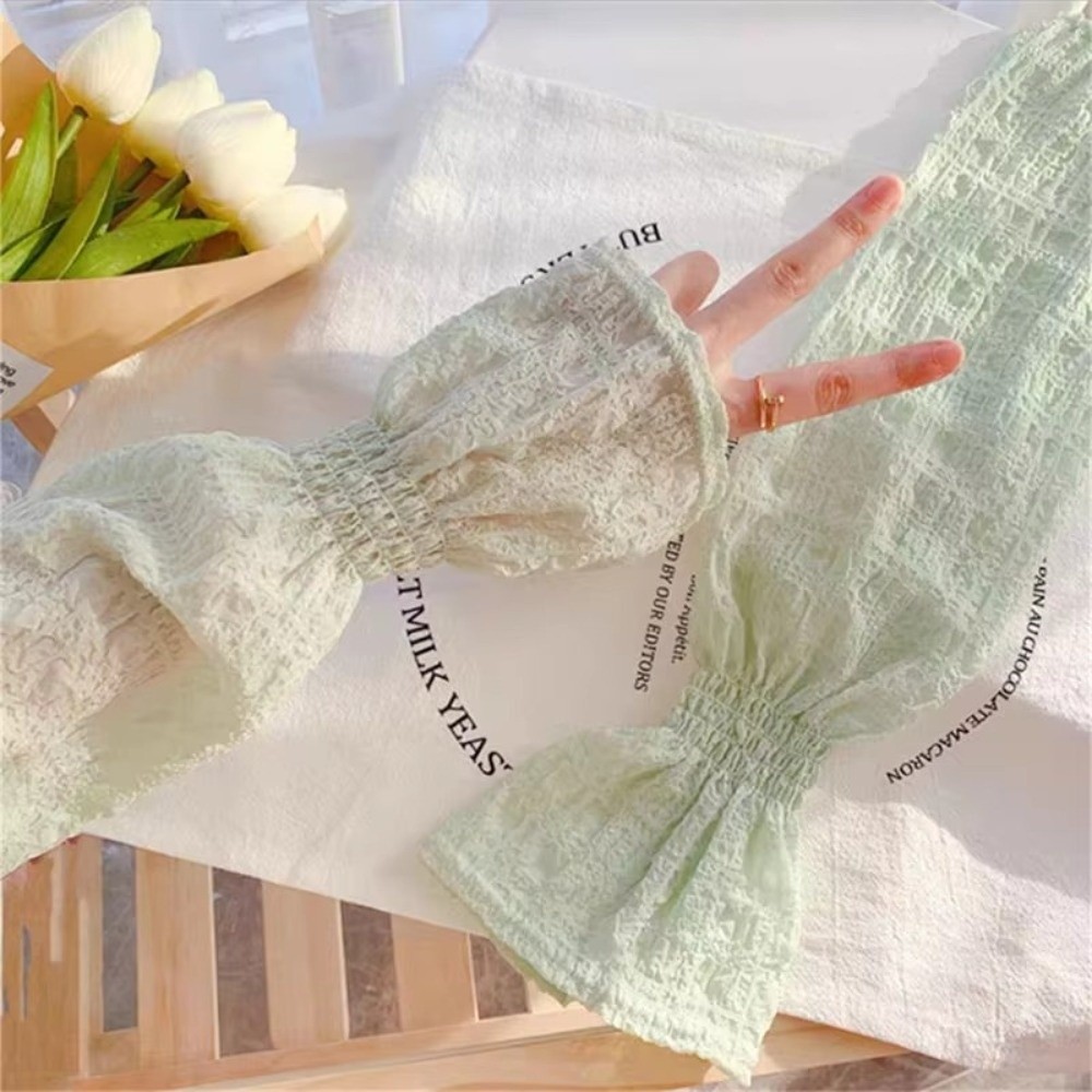 أكمام واقية من الشمس للصيف في  - مراجعة Fingerless Glove Knit وسعره