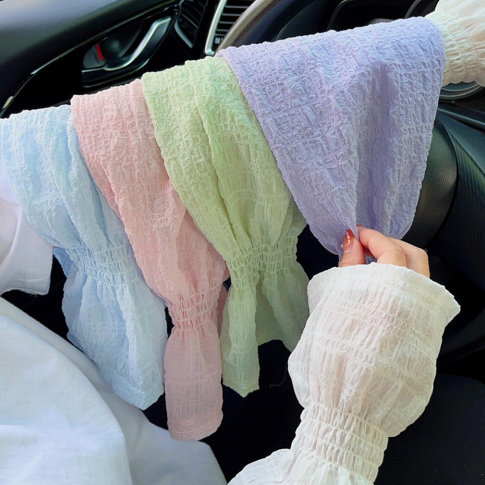 أكمام واقية من الشمس للصيف في  - مراجعة Fingerless Glove Knit وسعره