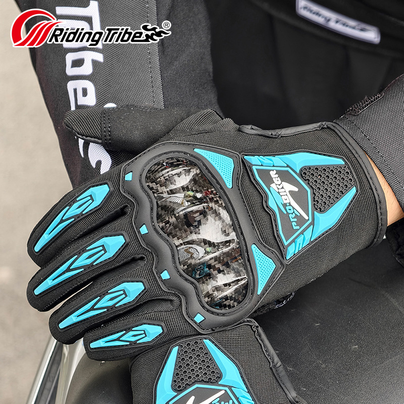 قفازات RidingTribe للدراجات ال - مراجعة Motorcycle Glove Knuckle وسعره