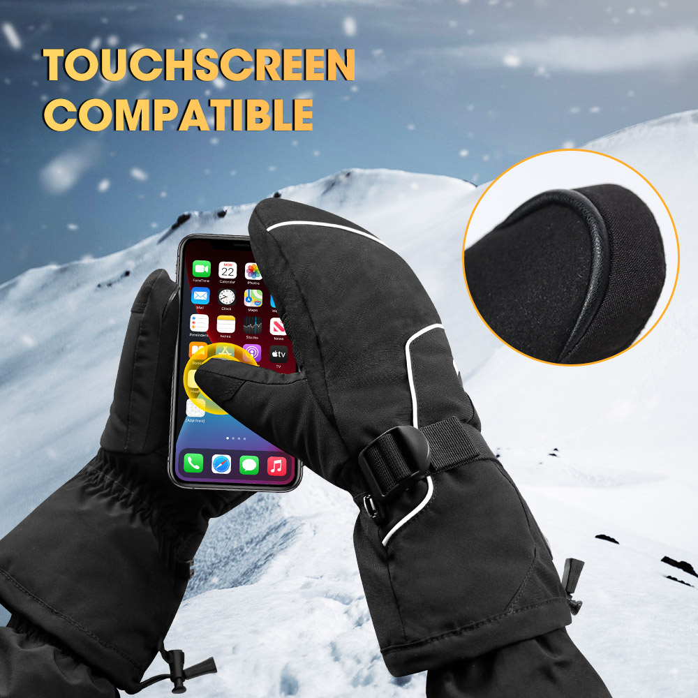 قفازات تدفئة كهربائية قطنية حر - مراجعة Ski Glove Waterproof وسعره