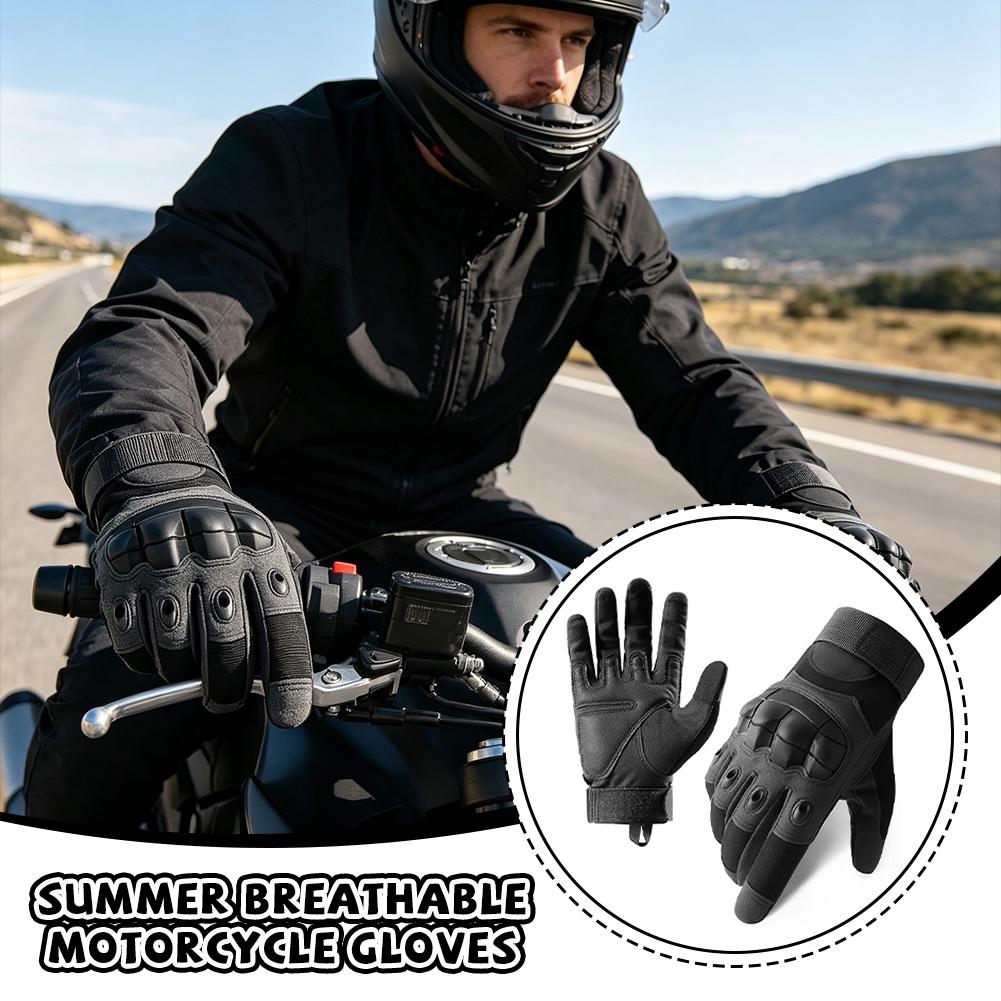 قفازات دراجات نارية صيفية بأصا - مراجعة Motorcycle Glove Knuckle وسعره