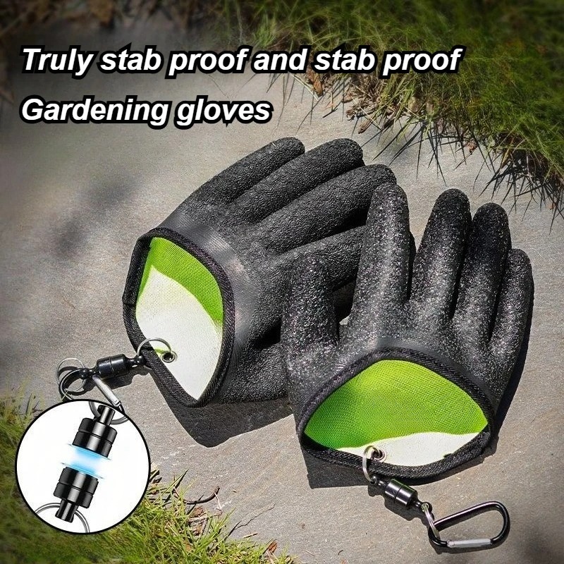 قفازات مغناطيسية للحدائق مضادة - مراجعة Gardening Glove Waterproof وسعره