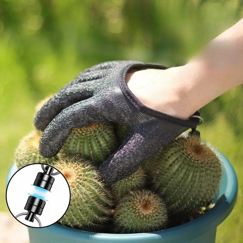 قفازات مغناطيسية للحدائق مضادة - مراجعة Gardening Glove Waterproof وسعره