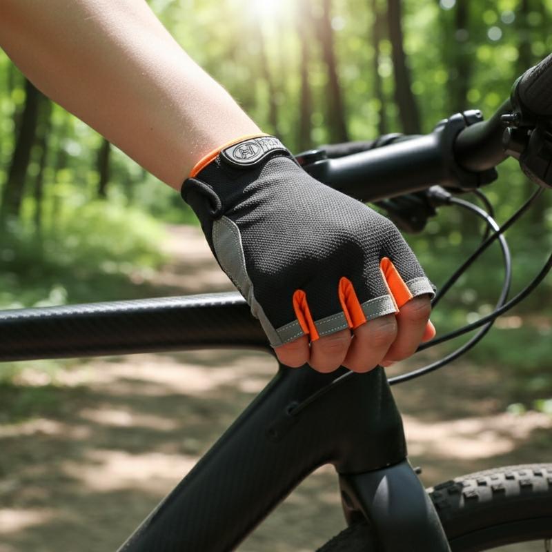 زوج واحد من قفازات ركوب الدراج - مراجعة Fingerless Glove Knit وسعره