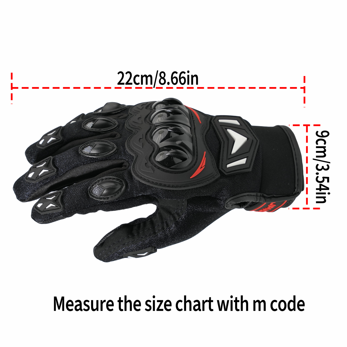 قفازات دراجات نارية للقيادة ال - مراجعة Motorcycle Glove Knuckle وسعره